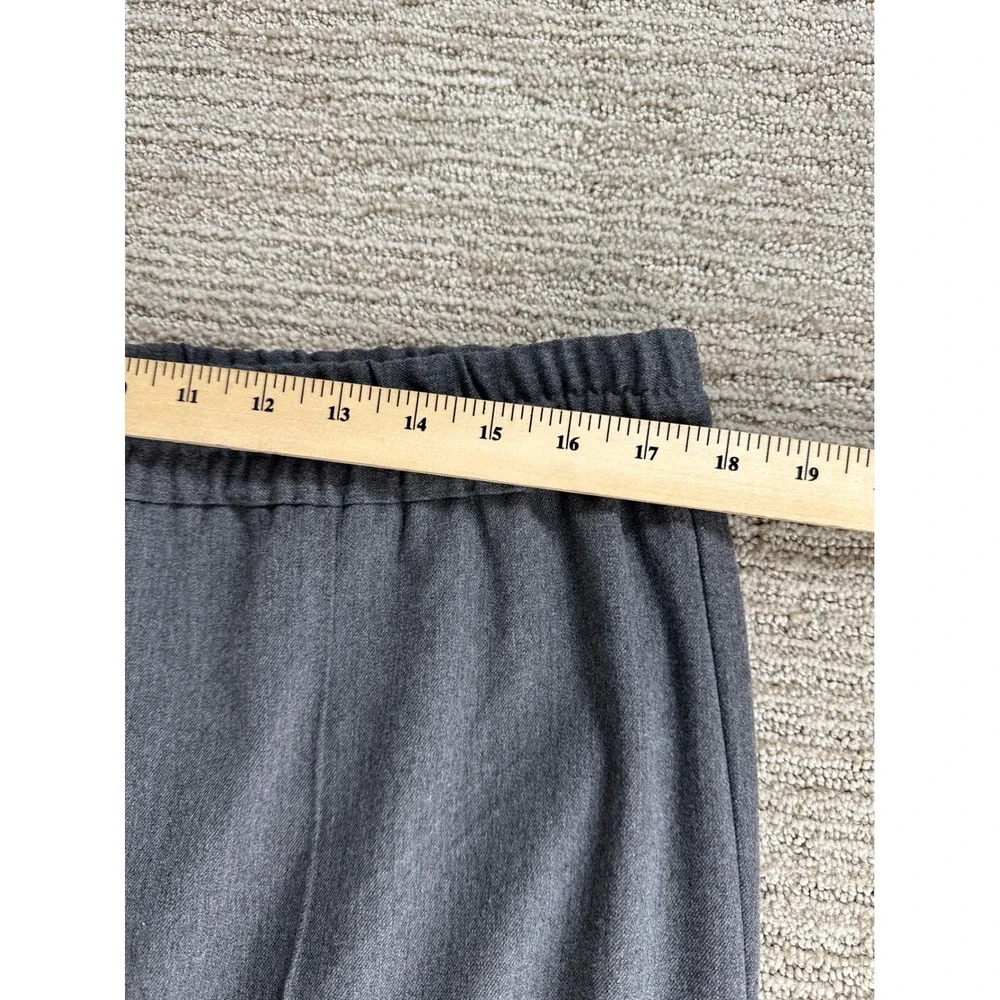 Zara Gray Wide Leg Drawstring Trousers Elastic Waist Pants XXL